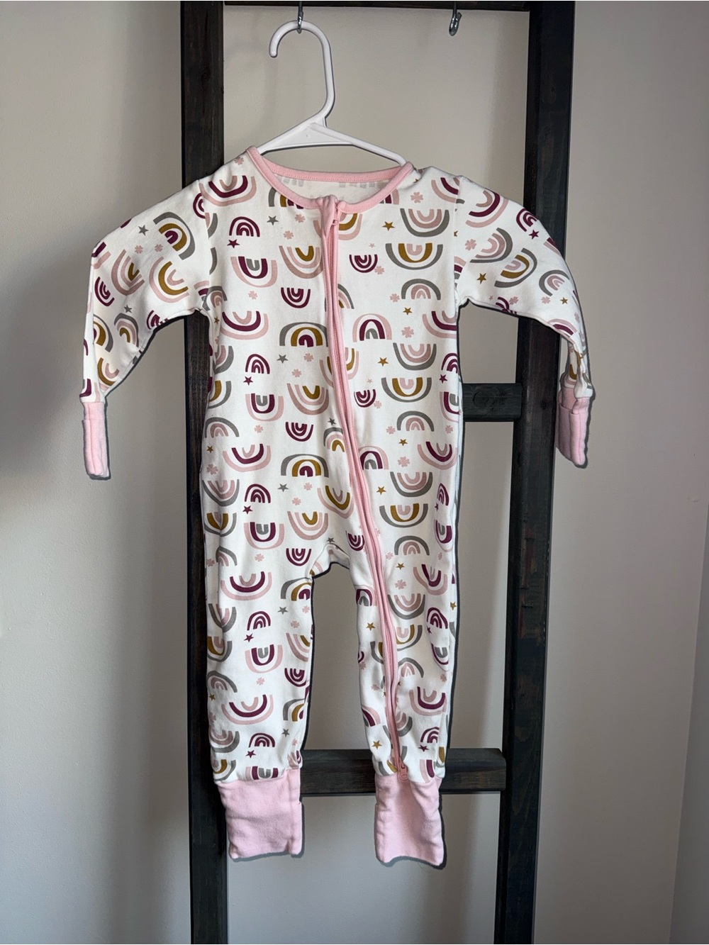 Pink Rainbow Pajamas- 18-24 months
